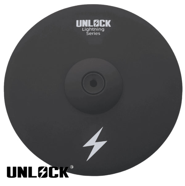 Unlock Lightning 20 inch 3-zone ride cymbal black