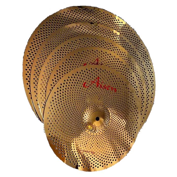 Aisen low volume cymbal set - Gold