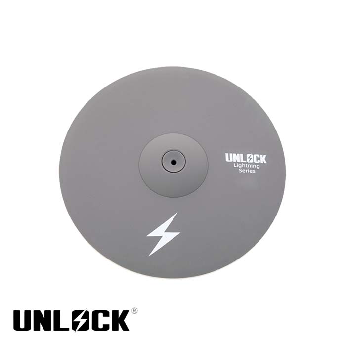 Unlock Lightning 12 inch 2-zone crash cymbal grey